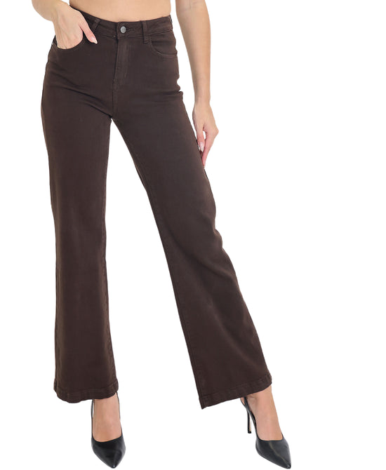 Straight Solid Jeans view 