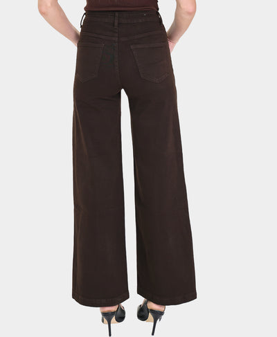 Double Waisted Wide Leg Jeans image 2