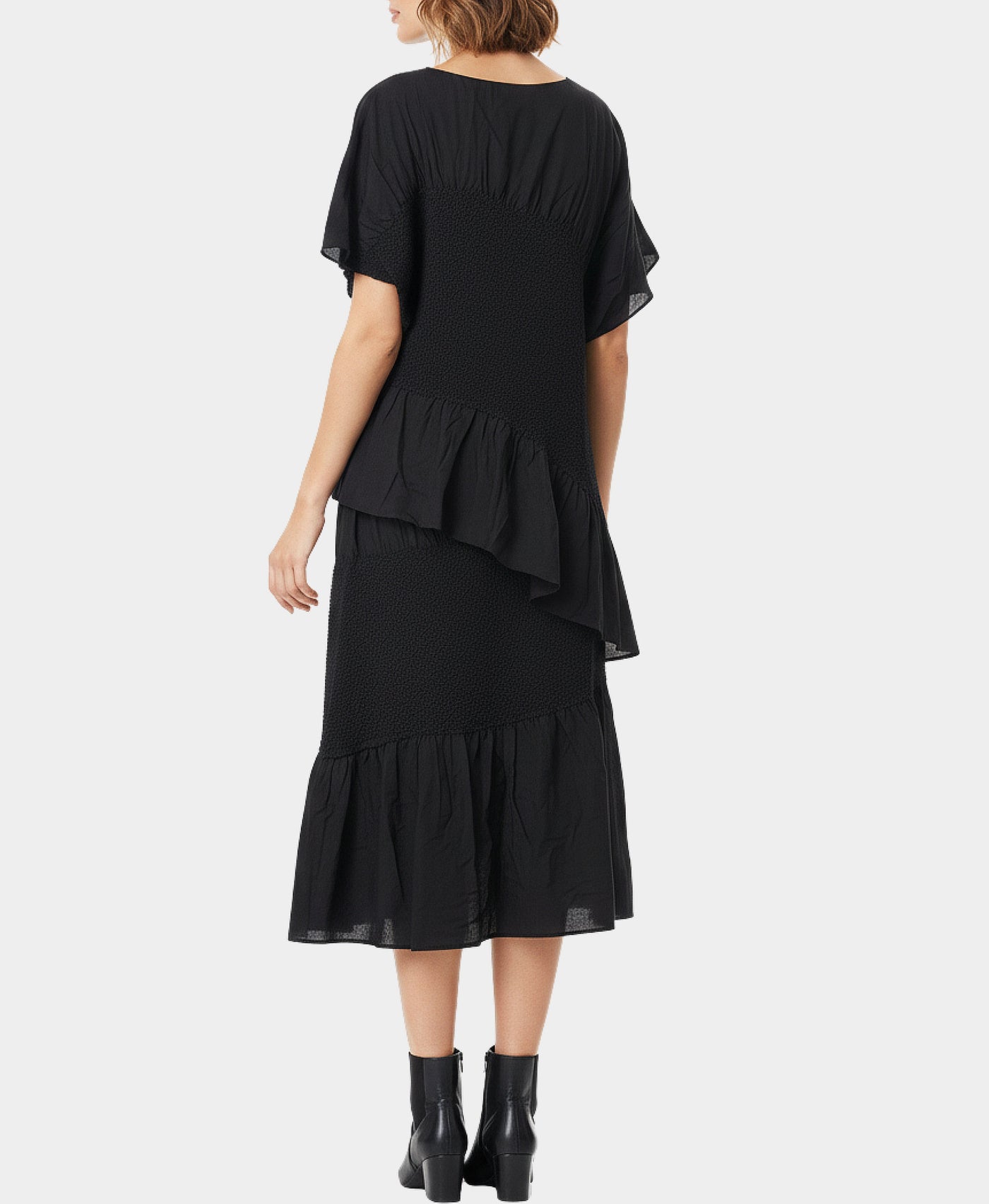 Crinkle Top & Skirt Set - 2 Pc Set view 2