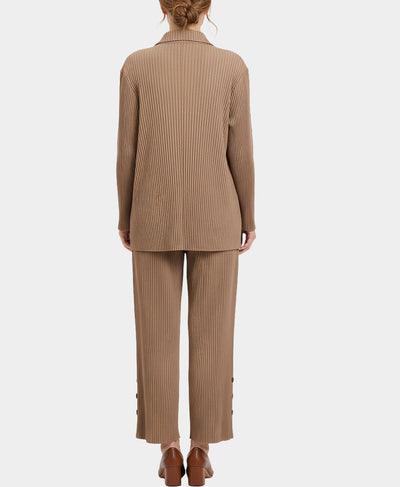 Pleated Top & Pants Set - 2 Pc Set image 2