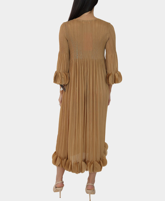 Plisse Pleated Petal Dress view 2