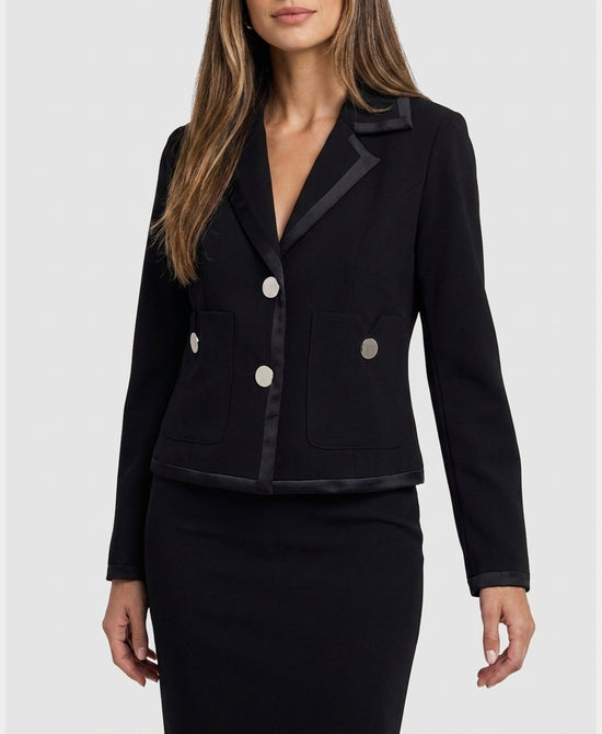 
Crop Blazer in BLACK view 1