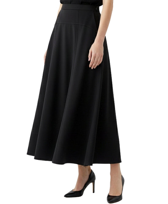 Solid Midi Skirt view 