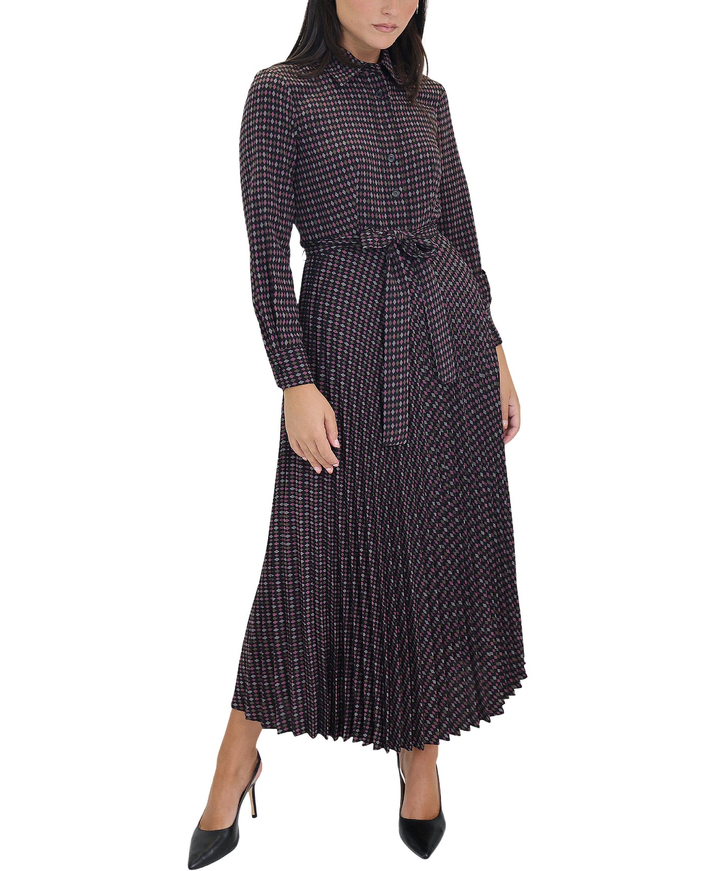 Geo Print Maxi Dress view 1