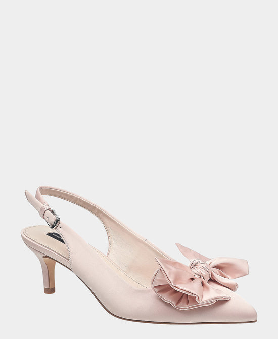 Satin Bow Slingback Pump view 1