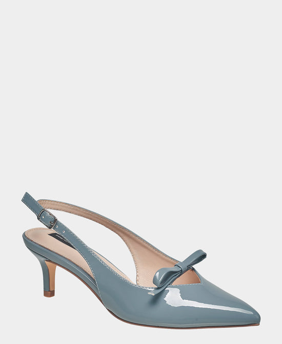 Patent Bow Slingback Pump view 1