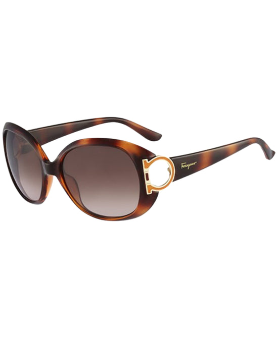 Oval Tortoise Print Sunglasses view 