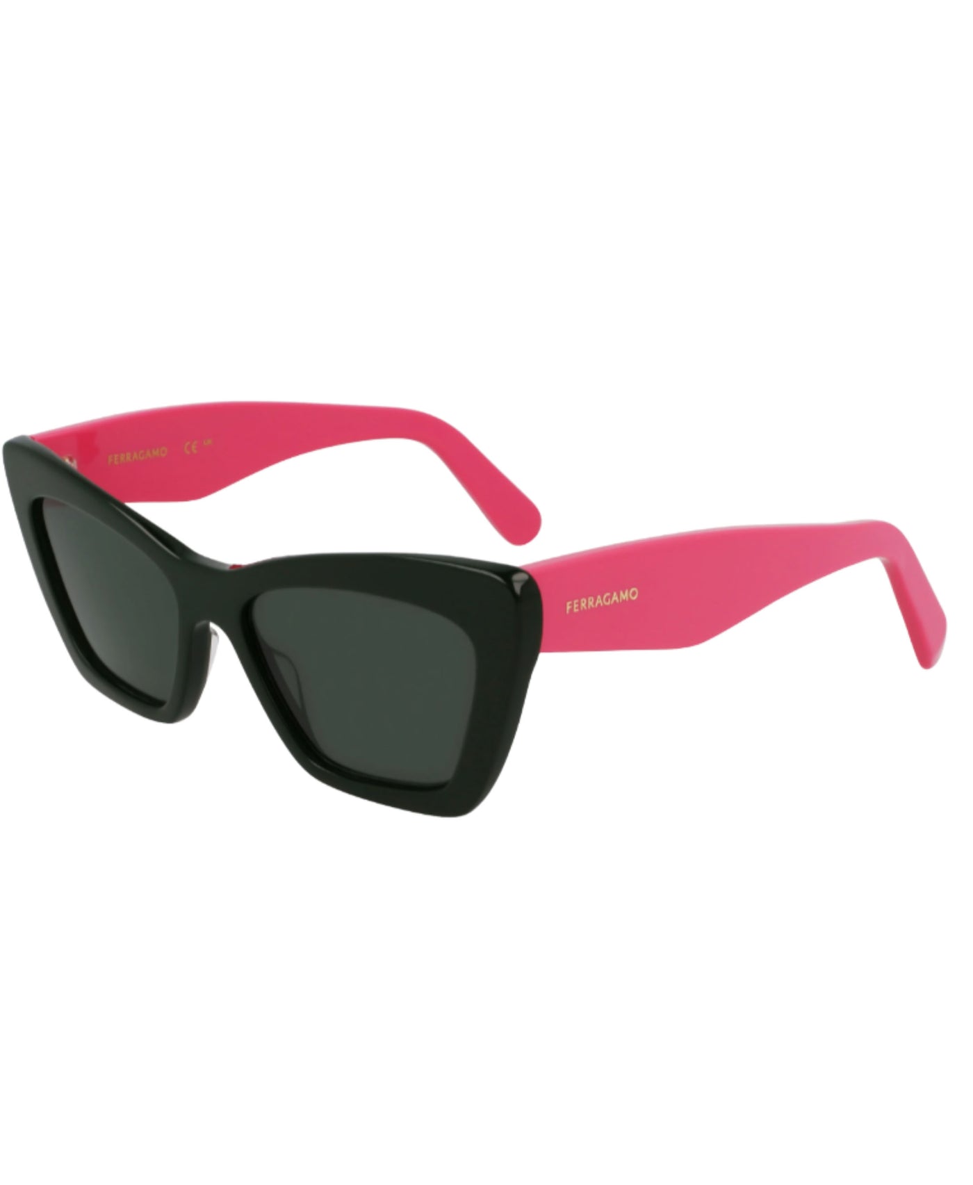 Two Tone Cat Eye Sunglasses view 1