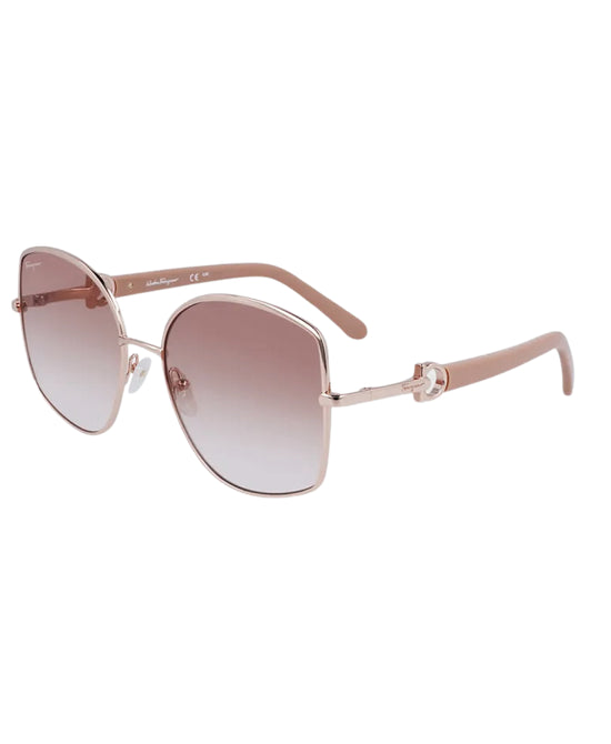 Square Metal Sunglasses view 