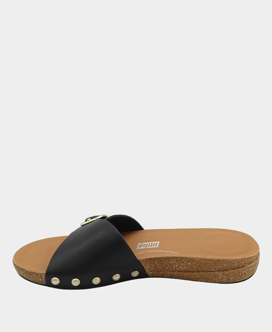 Leather Buckle Sandal w/ Studs view 2