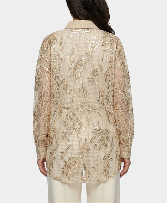 Embroidered Top w/ Sequins view 2