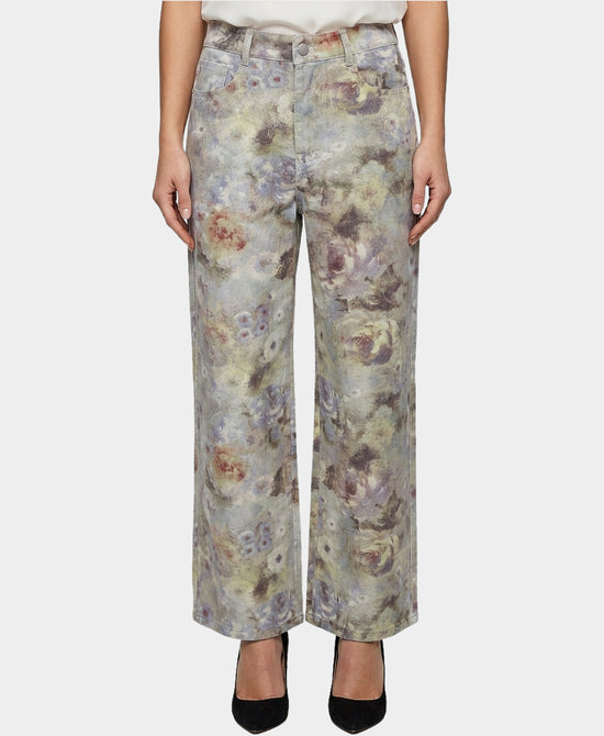 Printed Jeans view 1