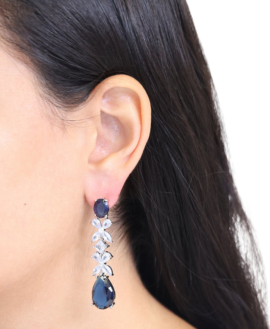 Cubic Zirconia Drop Earrings view 
