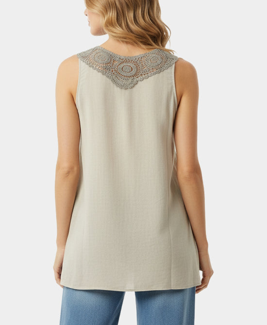 Crochet Trim Tunic view 1