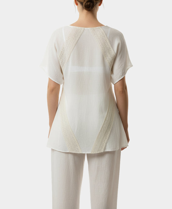 Tunic w/ Crochet Lace view 2