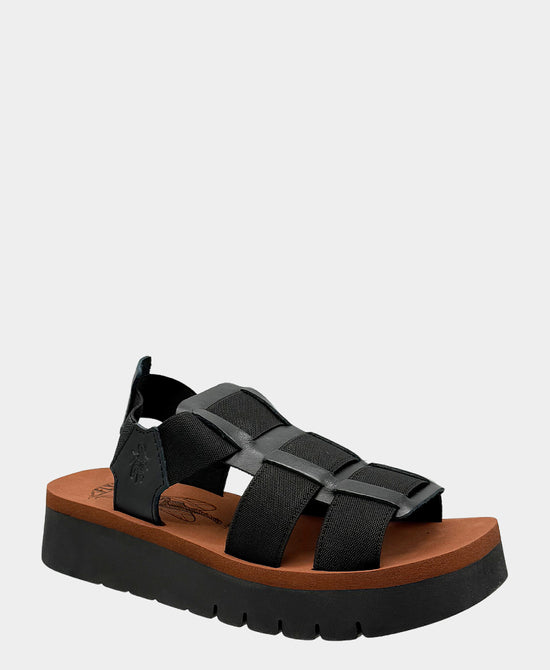 Leather Gladiator Platform Sandal view 1