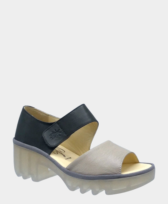 Leather Heeled Sandal view 1