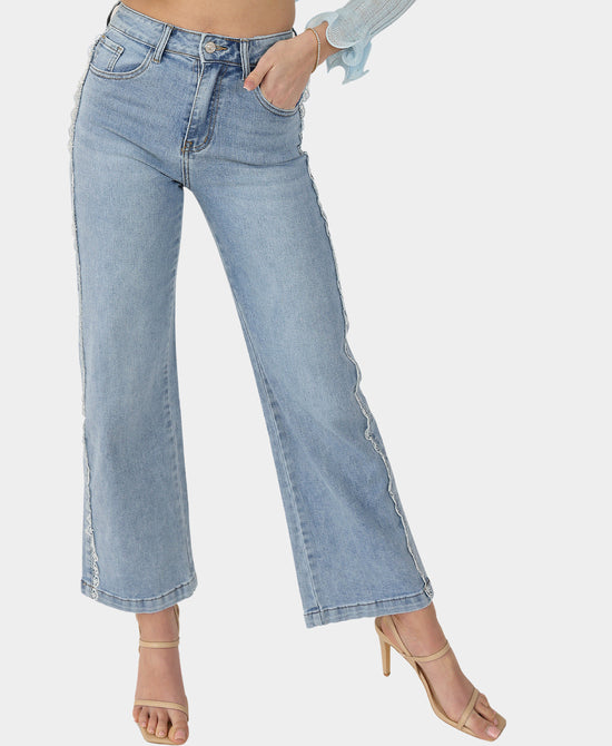 Lace Trim Jeans view 