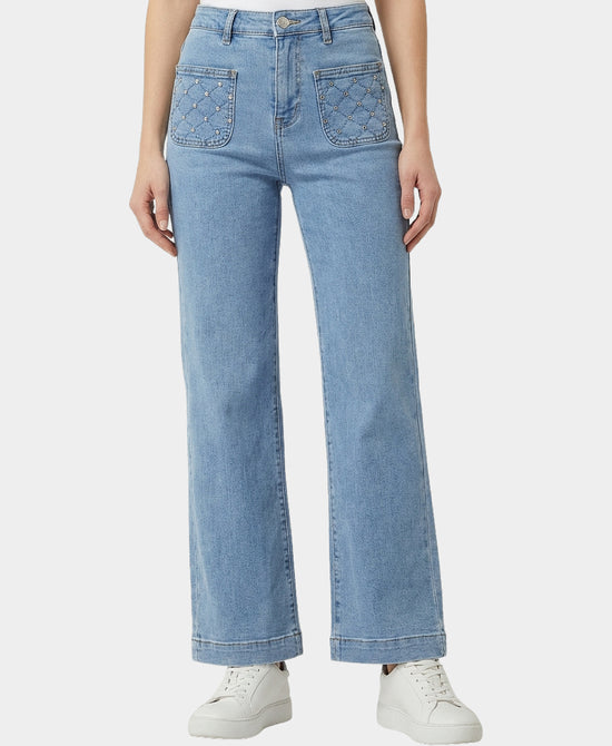 Jeans w/ Pocket Stud Detail view 1