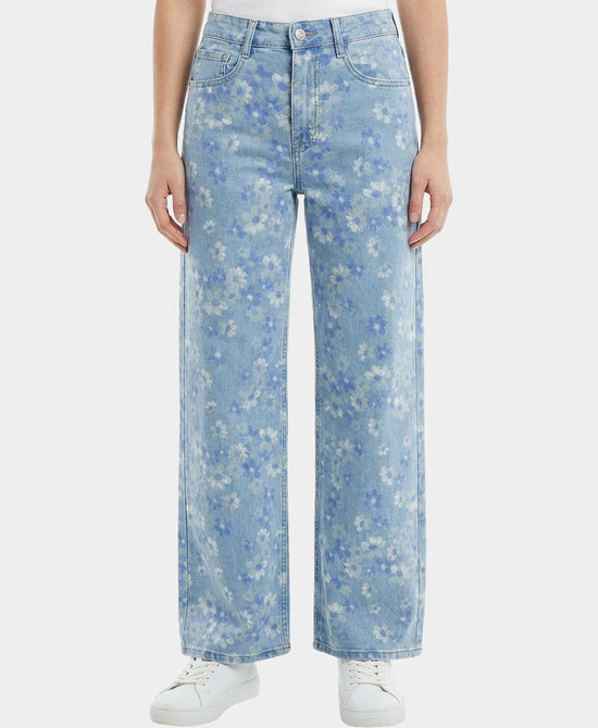 Floral Jeans view 1