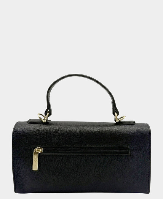 
Leather Crossbody Bag in BLACK view 2