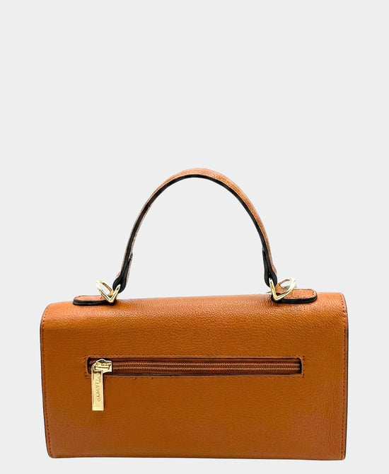
Leather Crossbody Bag in CAMEL view 2