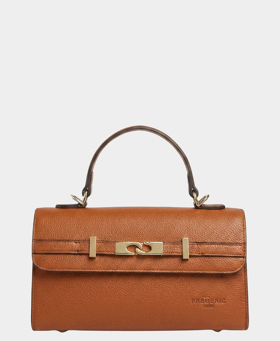 
Leather Crossbody Bag in CAMEL view 1
