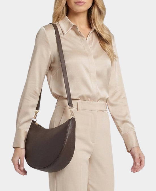
Leather Crossbody Bag in ESPRESSO view 1