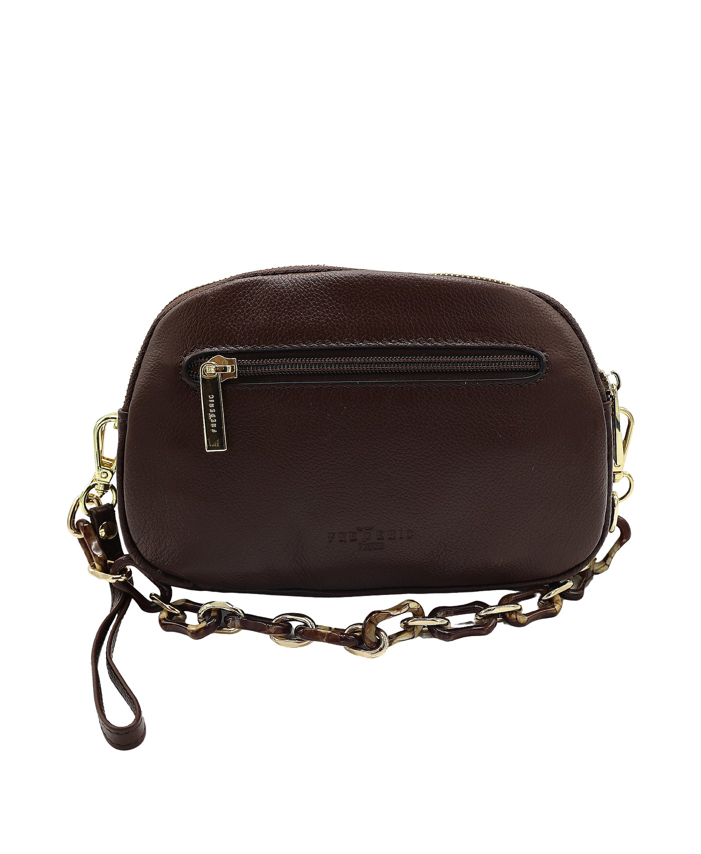Leather Ruched Crossbody Bag view 2