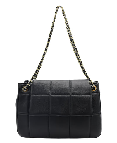 Leather Quilted Handbag image 1