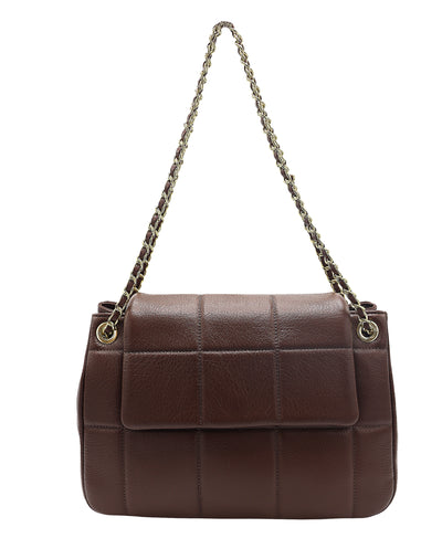 Leather Quilted Handbag image 1