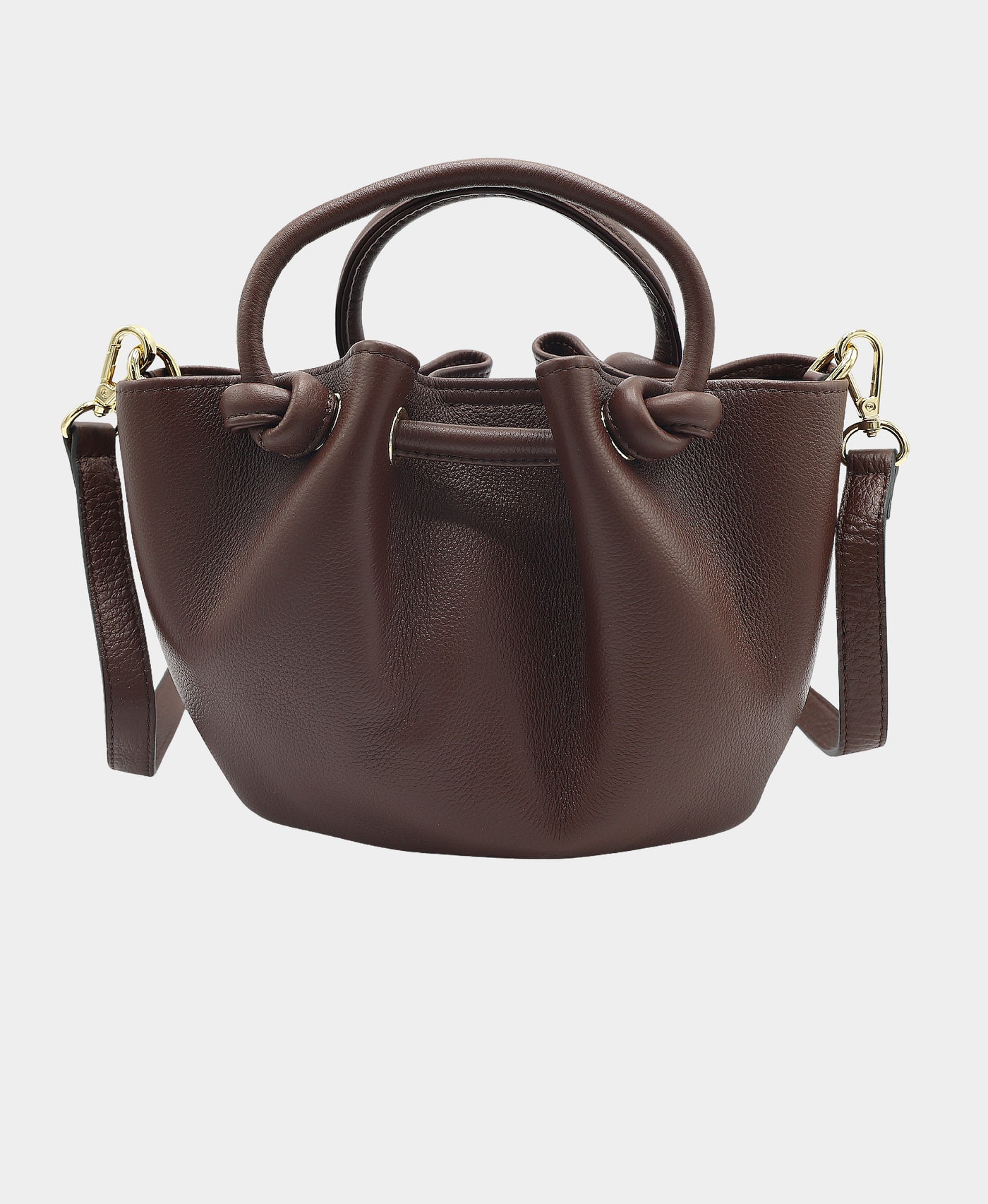 Leather Scrunch Handbag view 2