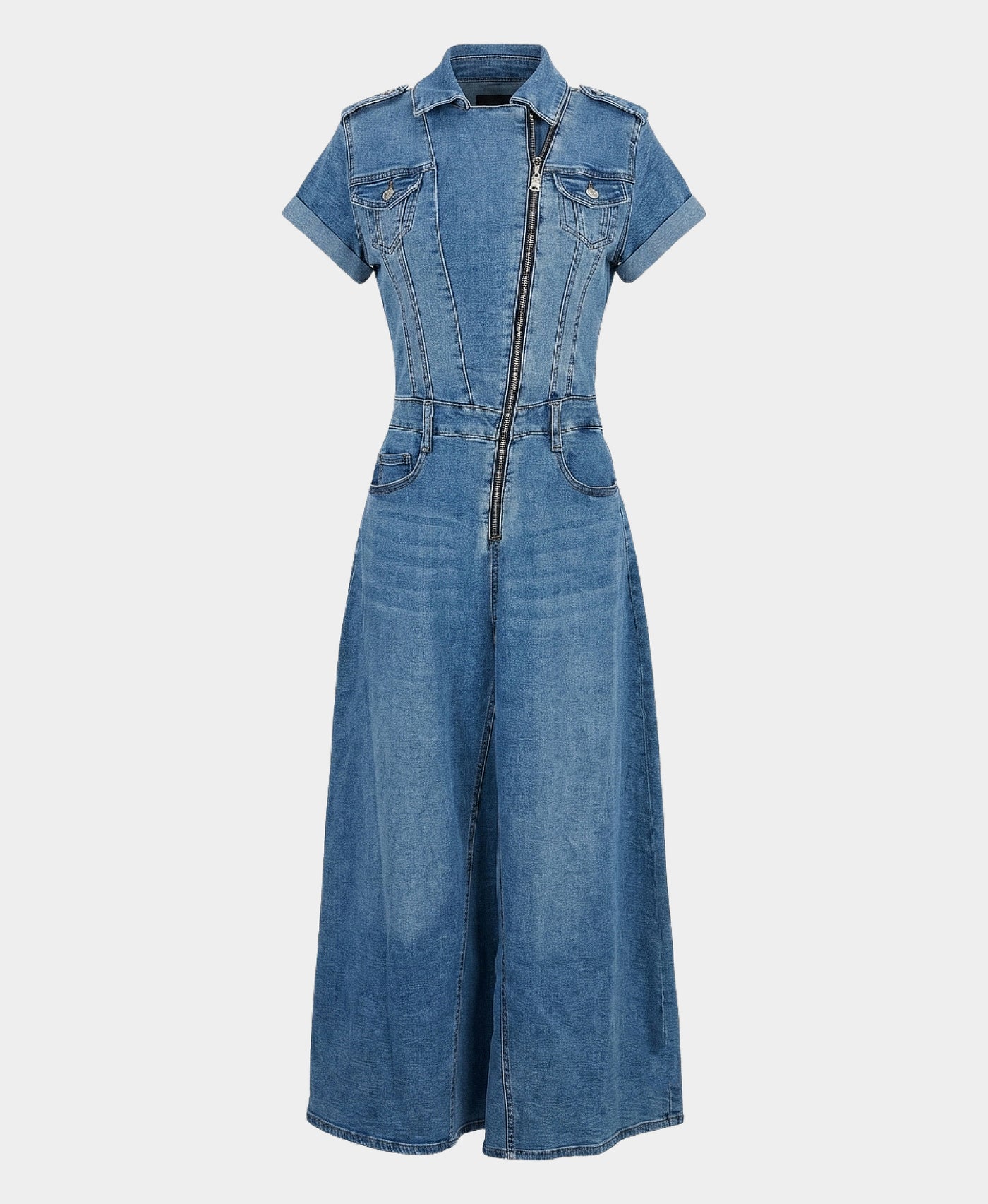 navy blue dress for baby girl ZARA TRF Asymmetric Denim dress 5520/280