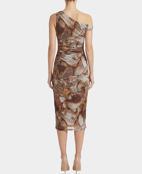 Marble Print Maxi Dress view 2