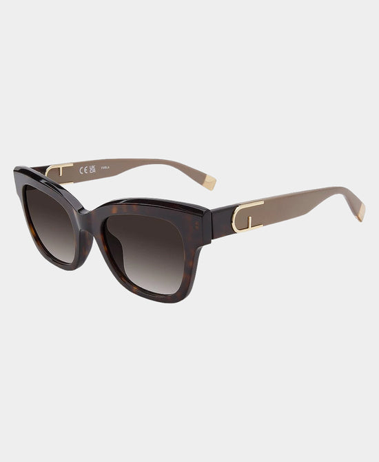 
Square Sunglasses in HAVANA/TAUPE view 1