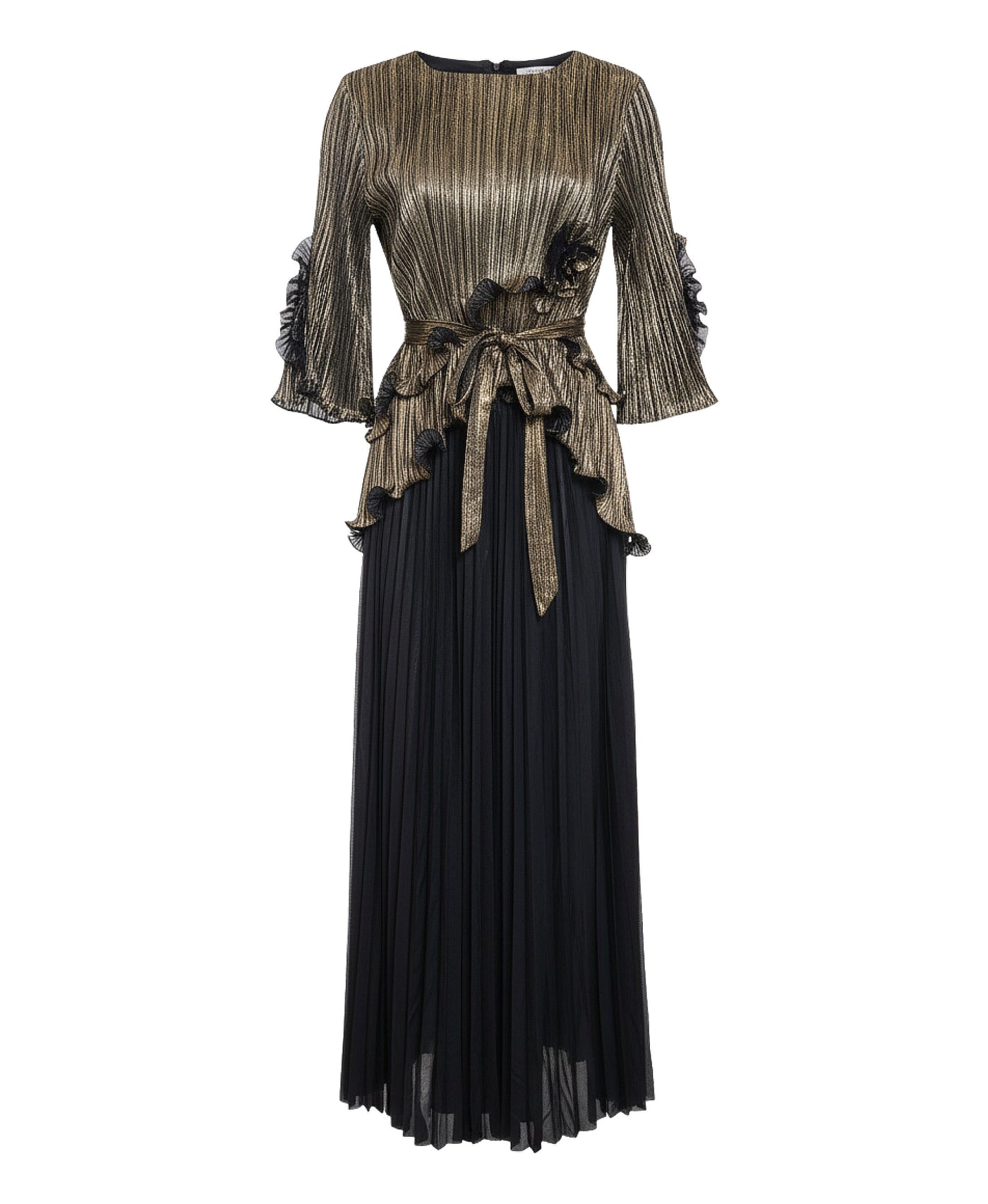 Plisse Blouse & Skirt Set- 2 Pc Set view 2