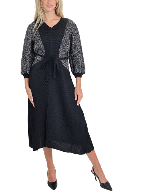 Plisse Midi Dress view 