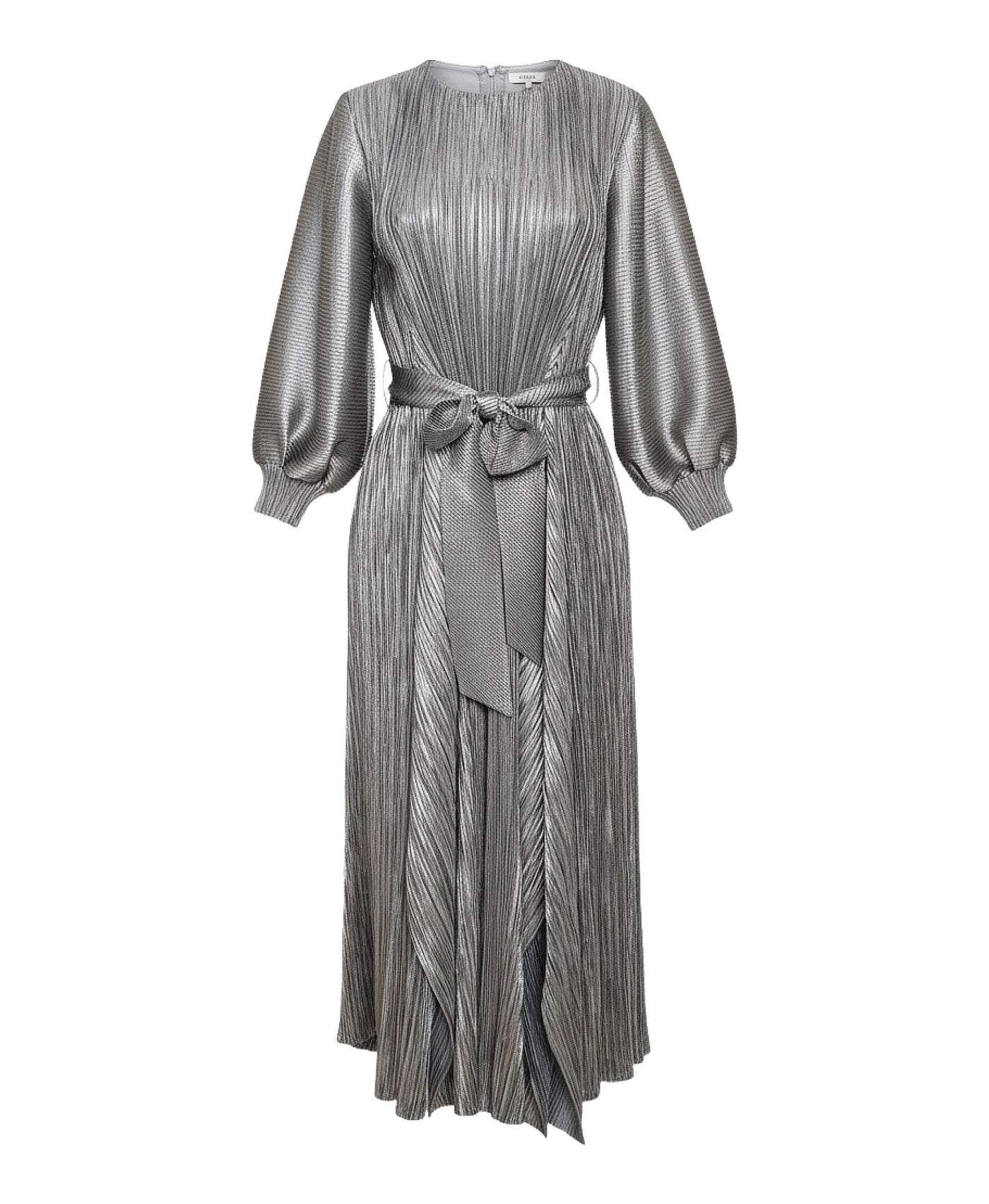 Plisse Hanky Hem Maxi Dress view 1
