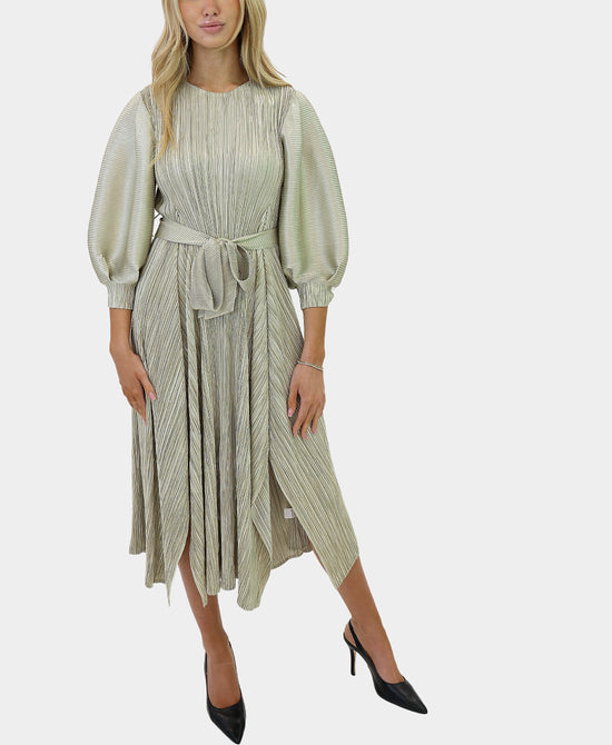 Plisse Midi Dress view 