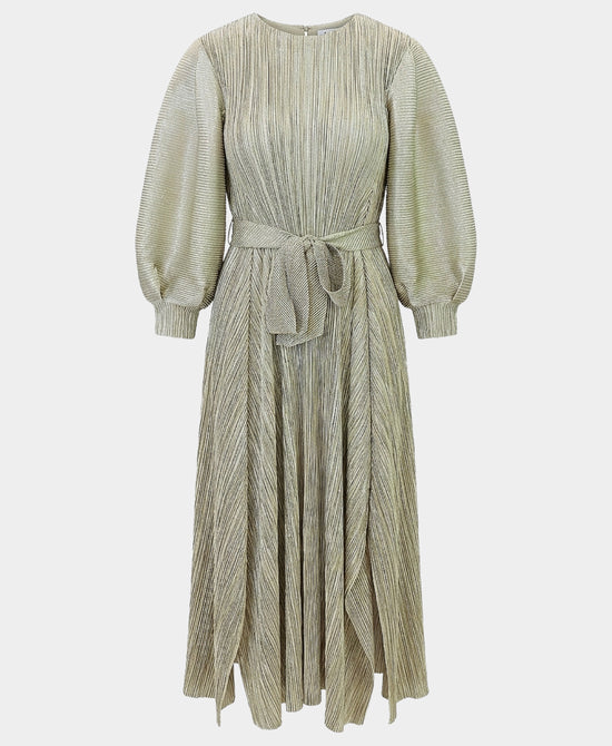 Plisse Midi Dress view 