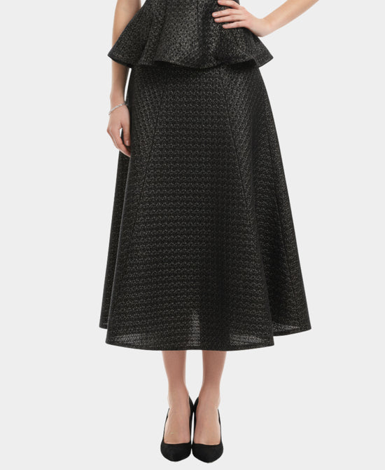 Metallic Midi Skirt view 