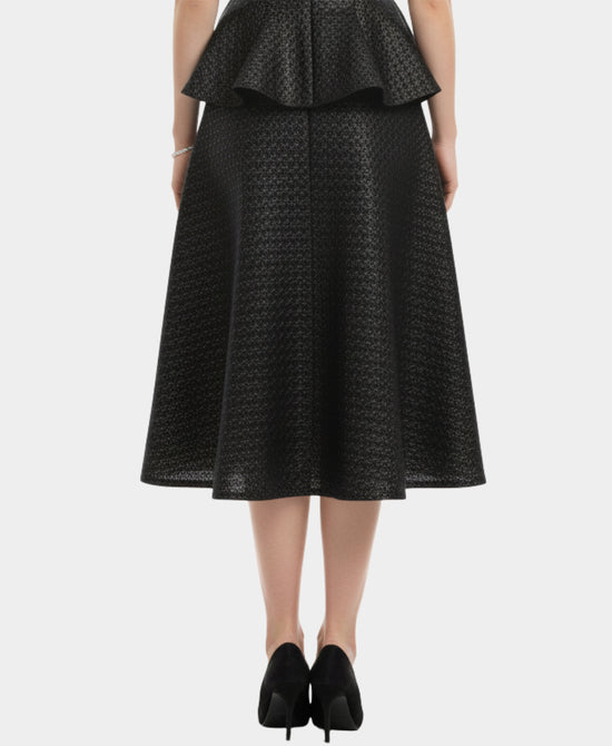 Metallic Midi Skirt view 