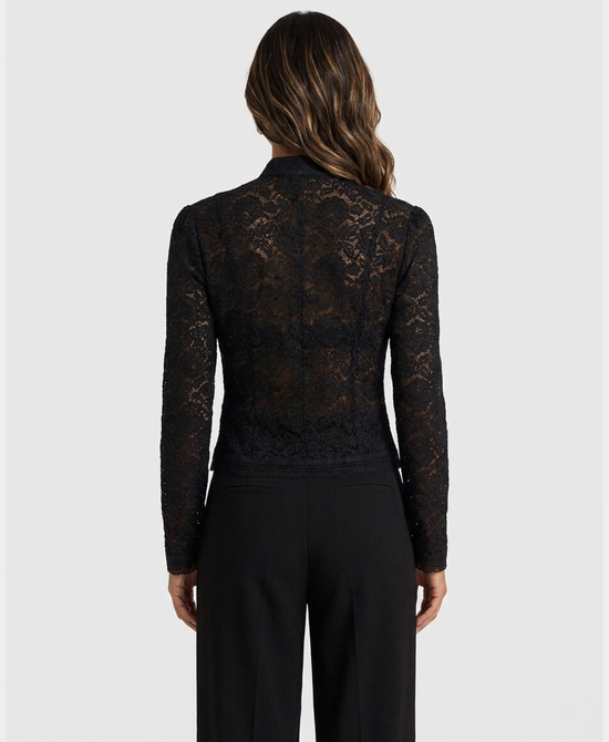 
Lace Blouse in BLACK view 2