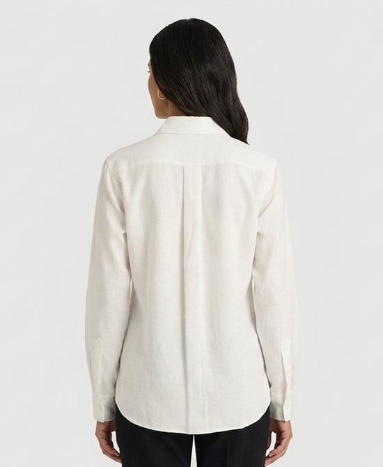 
Band Detail Blouse in WHITE view 2