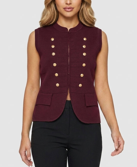 
Band Vest in WINE view 1
