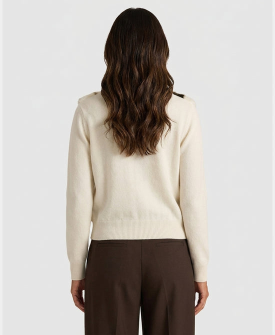 
Faux Fur Cardigan in CREAM MULTI view 2