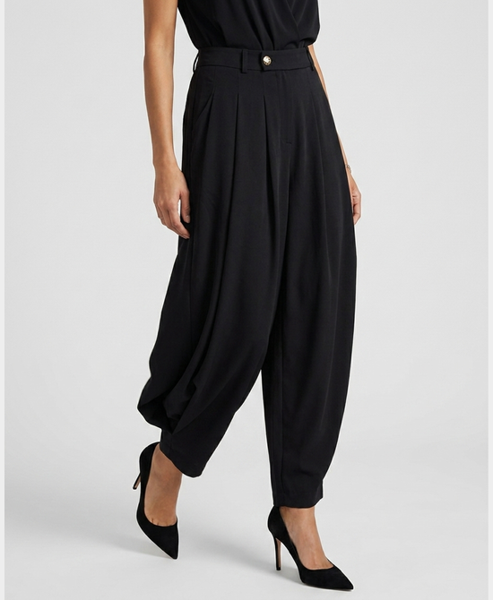 
Harem Pants in BLACK view 1