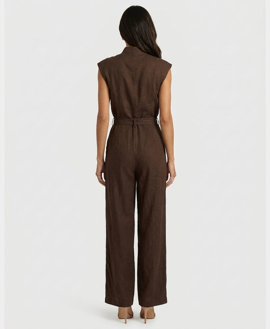
Military Jumpsuit in BROWN view 2