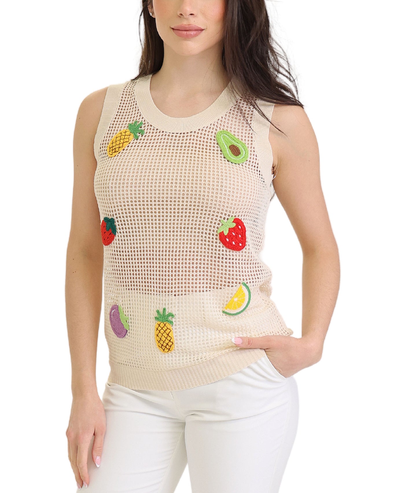 Mesh Tank w/ Fruit view 1