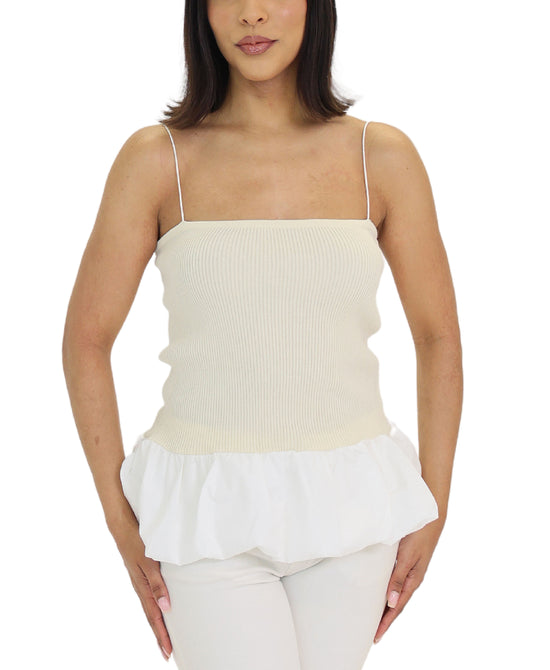 Bubble Hem Top view 